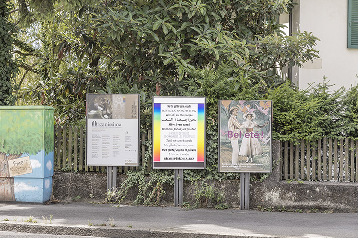 «We (all) are the people» von Hans Haacke