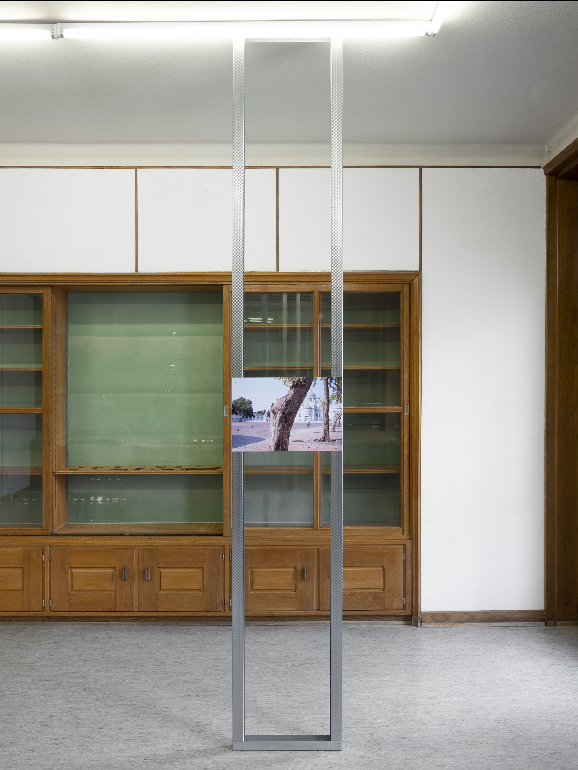 Orawan Arunrak «Landscape from 1st Infantry Battalion 2nd Infantry Regiment King’s Guard, Prachinburi Province<br>
to Bureau of Royal Household, Sanarmsuepa, Bangkok, Thailand»